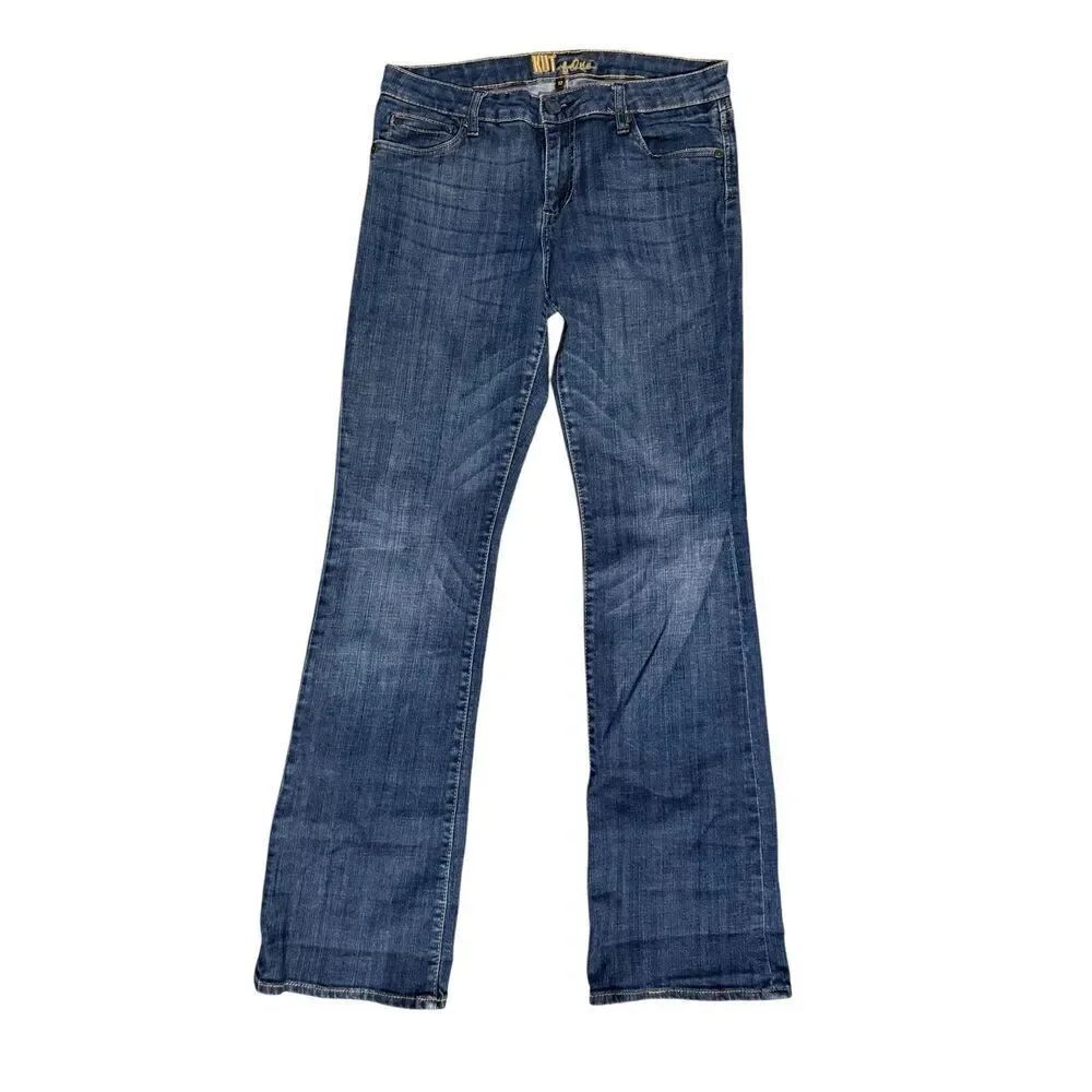 Kut From The Cloth Women's Size 12 Bootcut Jeans Dark Wash Denim Western Boho